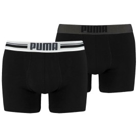 2 Boxer uomo Puma in cotone elasticizzato con elastico esterno loggato 2