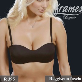 Reggiseno donna Frames a fascia in microfibra senza ferretto in coppa B