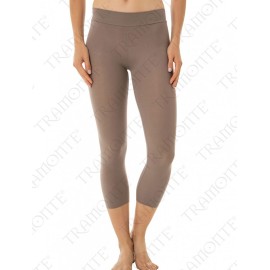 Leggings pantacapri donna Tramonte corto in morbido micro-modal liscio