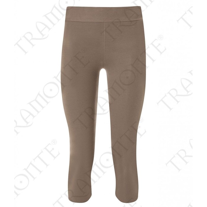 Leggings pantacapri donna Tramonte corto in morbido micro-modal liscio