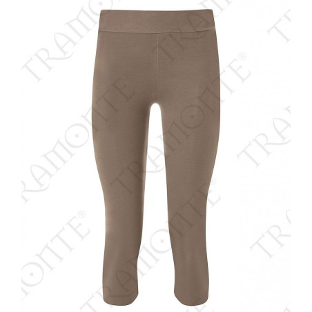 Leggings pantacapri donna Tramonte corto in morbido micro-modal liscio
