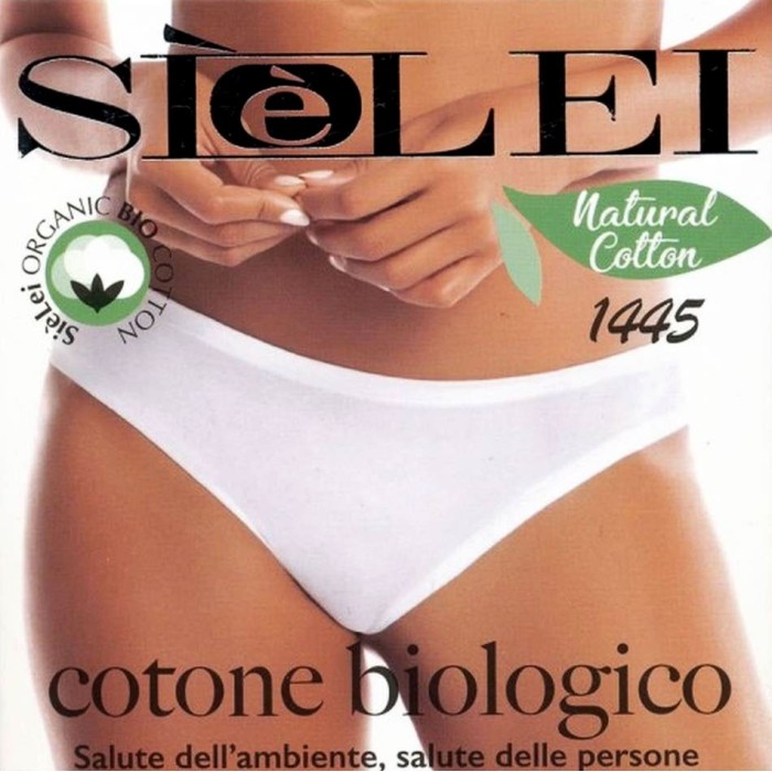 3 Slip donna SieLei cotone biologico elasticizzato con bordi piatti comfort