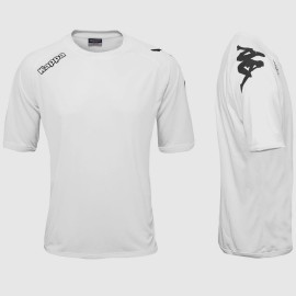 Kappa T-shirt uomo manica corta girocollo Top Calcio, logo ricamato e stampato 2