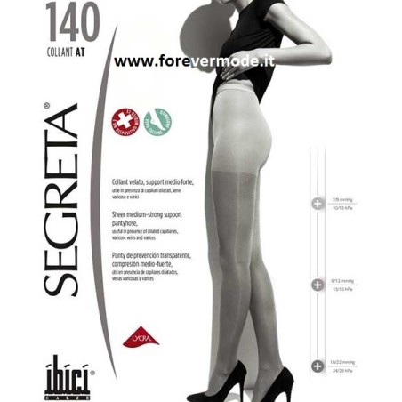 Collant donna Ibici Segreta 140 ideale per vene e capillari