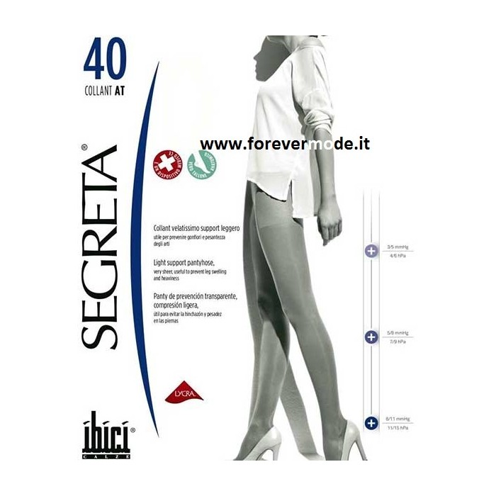 Collant donna Ibici Segreta 40 den, stimola la circolazione