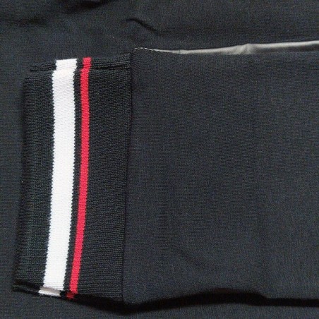 Leggings donna Jadea con ecopelle frontale e cotone dietro, polsini rigati