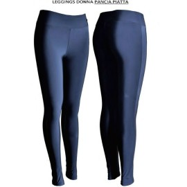 Leggings donna Gladys in calda microfibra con fascione alto pancia piatta