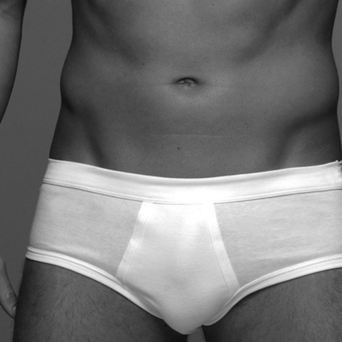 Slip uomo Fragi midi in filo di scozia mercerizzato con elastico tubolare