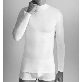 3 T-shirt uomo Coveri manica lunga lupetto in cotone caldo elasticizzato