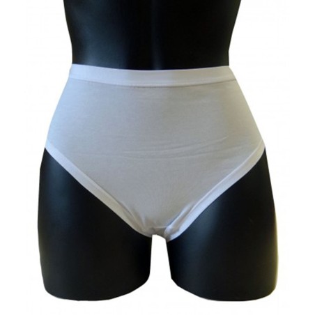 12 Slip Culotte donna New Age alte in cotone elasticizzato senza elastici