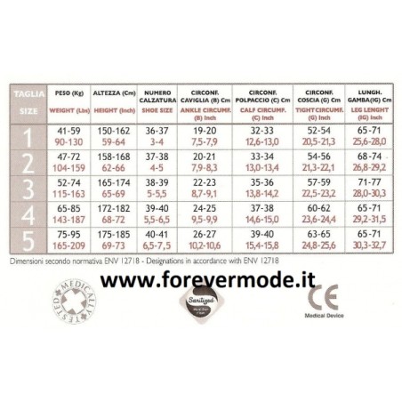 1 Paio Calza donna Ibici Segreta 70 efficace contro le prime insufficenze venose