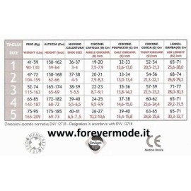 Collant donna Ibici Segreta 70 calibrato per insufficenza venosa 2