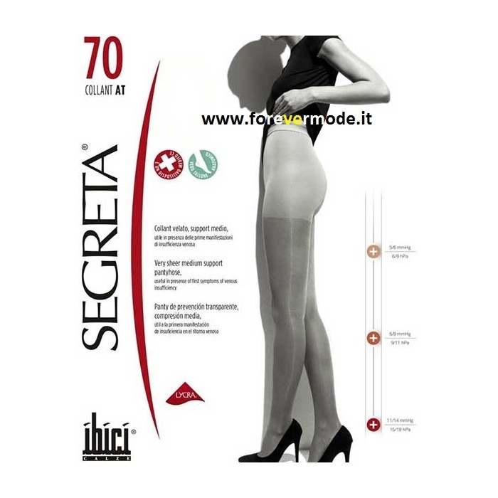 Collant donna Ibici Segreta 70 gonfiore e insufficenza venosa