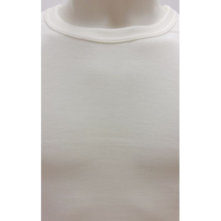 12 T-shirt uomo Trevi manica corta girocollo in caldo misto lana aderente