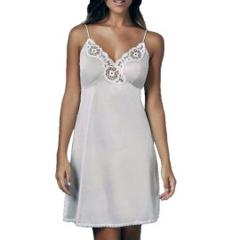 Sottoveste donna Andra a spalla stretta con forma seno e inserti in pizzo