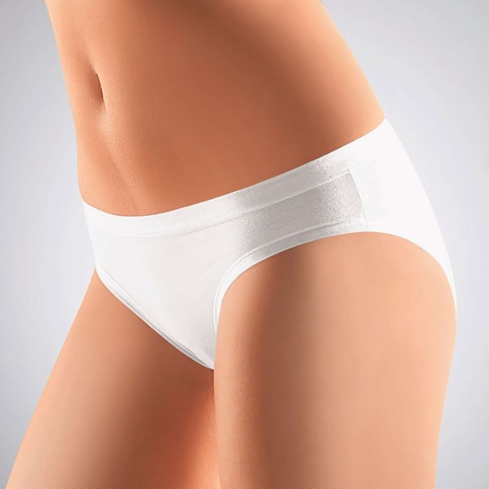 3 Slip donna Cotonella a vita bassa in cotone elasticizzato con elastici anti segno