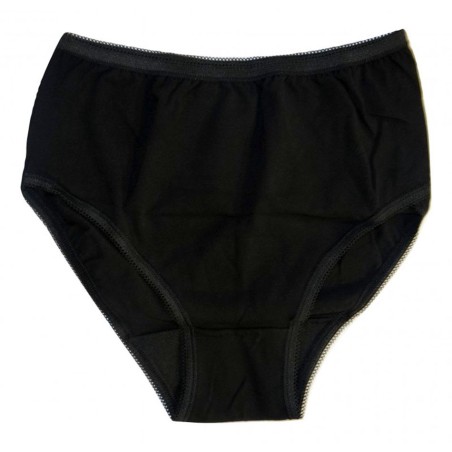 6 Slip culotte da donna Elleci classiche alte in cotone elasticizzato liscio comfort