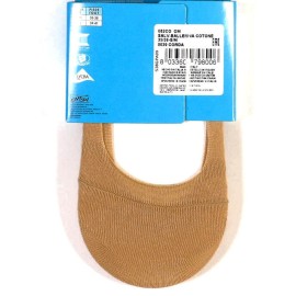 2 Paia Salvapiede donna Omsa in cotone con scollatura profonda per ballerina