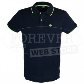 Polo uomo Baci & Abbracci con logo frontale e sul collo, TAGLIE OVER