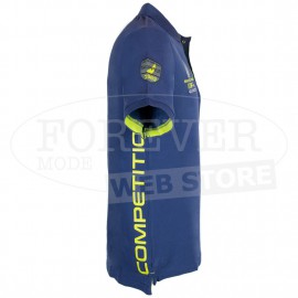 Polo uomo Scuola Nautica con loghi frontali, sulle maniche e scritta dietro 2