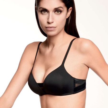 Reggiseno donna Lormar a triangolo imbottito senza ferretto in microfibra