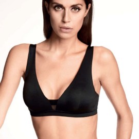 Reggiseno donna Lormar a triangolo vela in microfibra con fine imbottitura