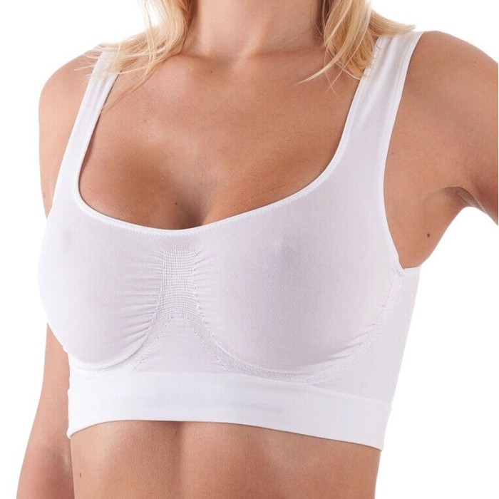 Reggiseno donna Bellissima Bra in microfibra senza cuciture e ganci