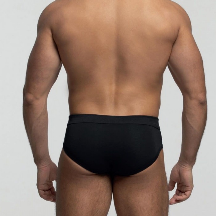 Slip uomo Pompea in cotone a vita bassa con elastico infilato