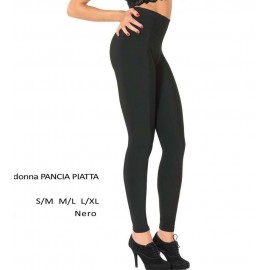 Leggings donna Gladys pancia piatta in calda felpa orsetto effetto pelliccia