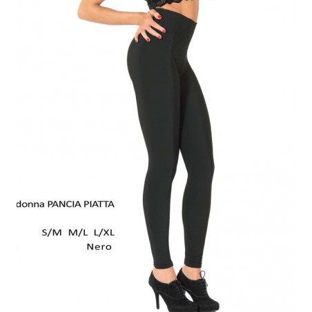 Leggings donna Gladys pancia piatta in calda felpa orsetto effetto pelliccia