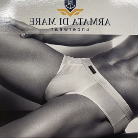 3 Slip uomo Armata di Mare in cotone elasticizzato con elastico interno e logo