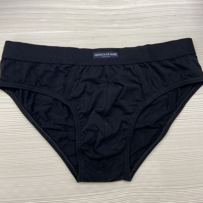 3 Slip uomo Armata di Mare in cotone elasticizzato con elastico interno e logo