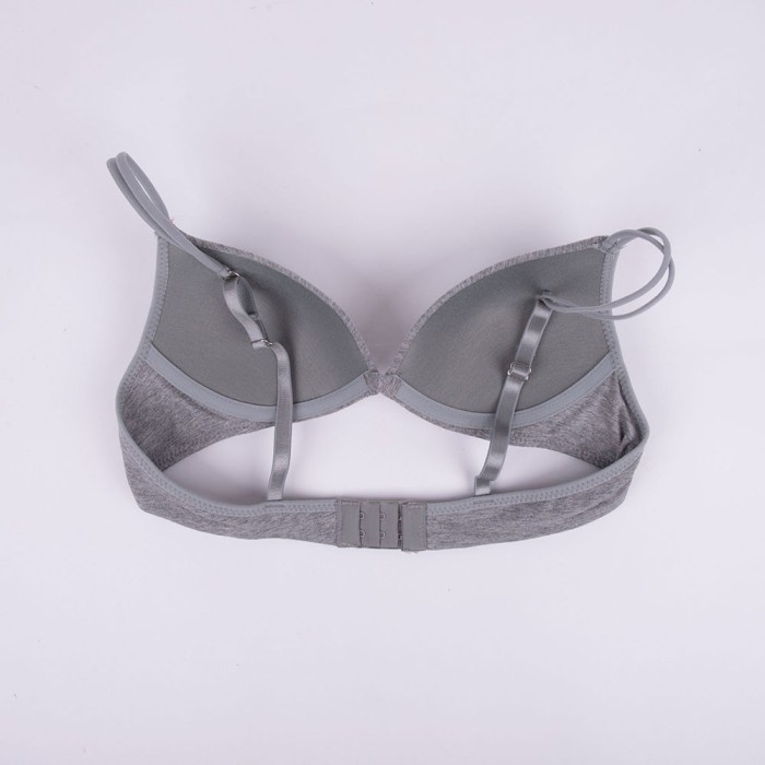 Reggiseno donna GMV in cotone senza ferretto con imbottitura preformata