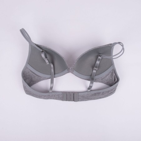 Reggiseno donna GMV in cotone senza ferretto con imbottitura preformata