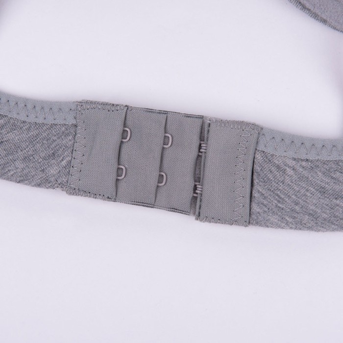 Reggiseno donna GMV a balconcino in cotone con ferretto ed imbottitura