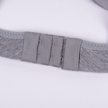 Reggiseno donna GMV a balconcino in cotone con ferretto ed imbottitura