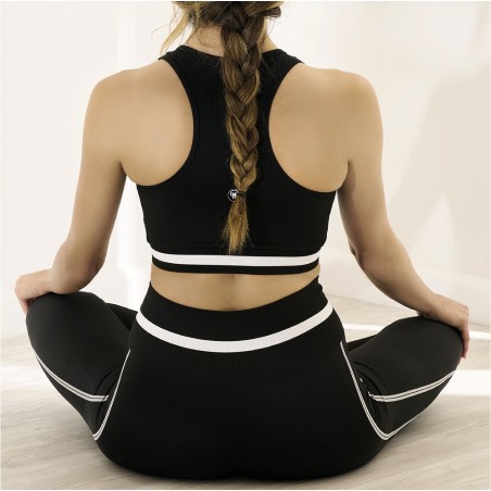 Brassiere donna Matignon stile athleisure con innovativo filato Nerino G