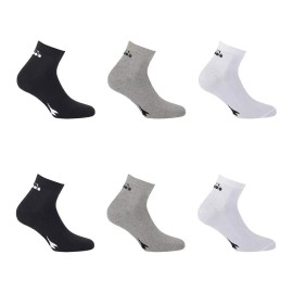 3 Paia di calze uomo Diadora Quarter corte in cotone elasticizzato 2