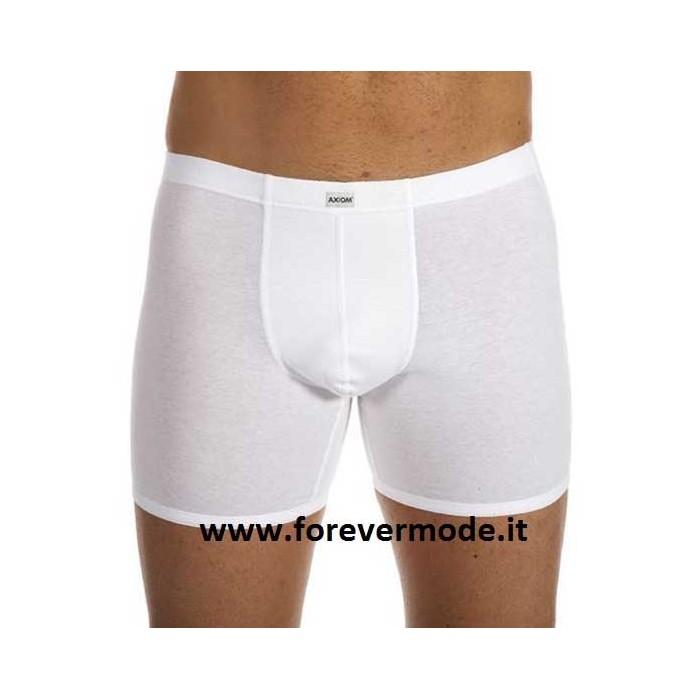 3 Boxer uomo Axiom in cotone con gamba allungata ed elastico infilato