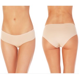 3 Culotte short donna Nottingham a vita bassa in cotone elasticizzato sgambate