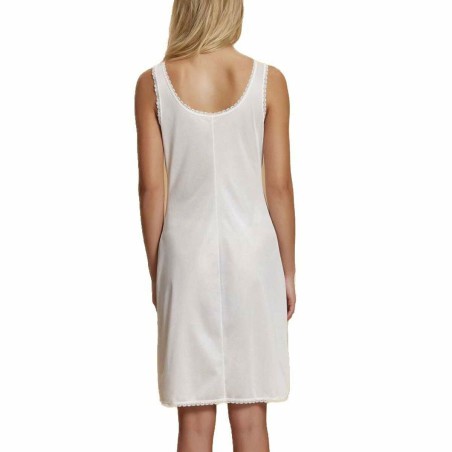 Sottoveste donna Andra Lingerie spalla larga con inserti pizzo