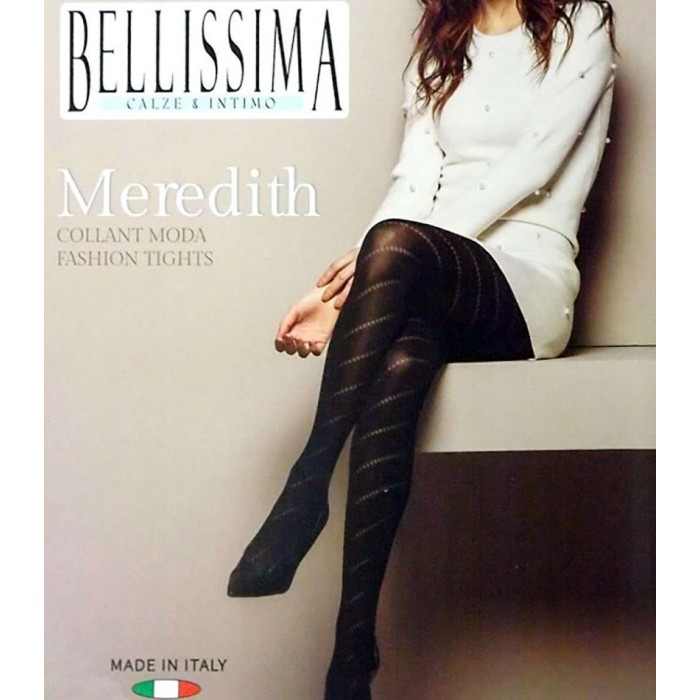 Collant donna Bellissima coprente con particolare gioco a spirale