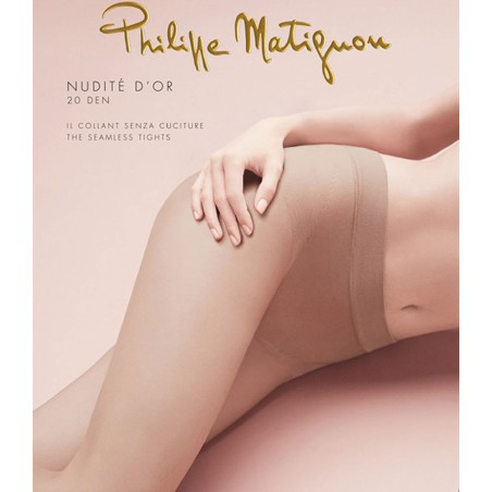 Collant donna Matignon Nuditè con corpino invisibile senza cuciture