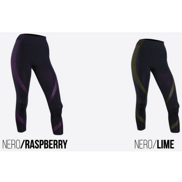 Leggings sportivo donna Jadea fitness senza cuciture con inserti