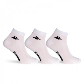3 Calzini uomo Kappa bassi in cotone elastico con logo ricamato 2
