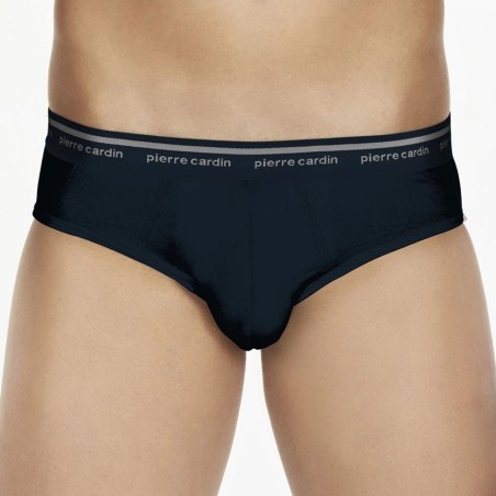 4 Slip uomo Pierre Cardin midi a vita bassa con elastico loggato