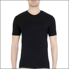 T-Shirt uomo C&C manica corta con scollo V in microfibra liscia