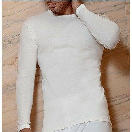 T-Shirt maglia uomo FDB manica lunga girocollo in caldo cotone