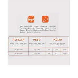 Autoreggente donna Bellissima Basic 20 velata liscia con balza in pizzo 2