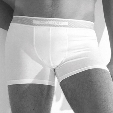 6 Boxer uomo Coveri in cotone elasticizzato con elastico esterno loggato